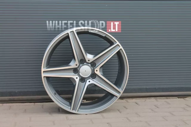 Mercedes R18 5x112 4x18 inch alloy wheels 5 spoke Grey pol 7.5J + 8.5J Felgen