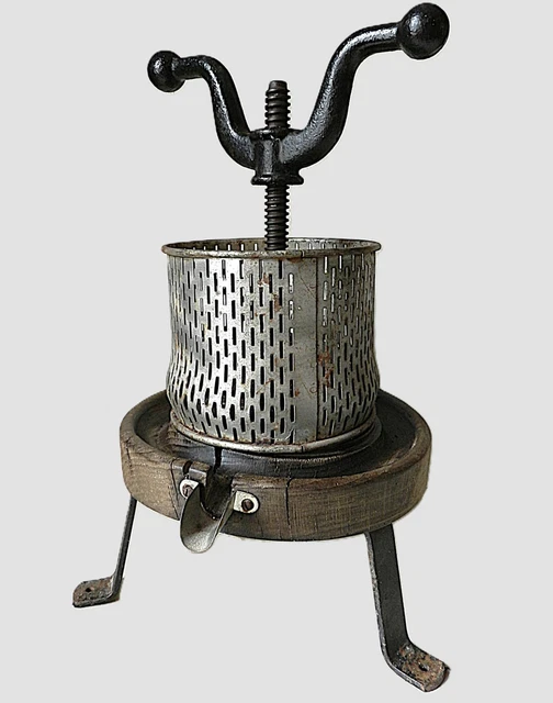 Pressoir presse jus de fruit ancien Petit modèle