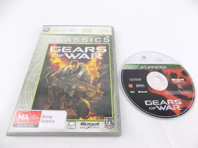 Mint Disc Xbox 360 Classics Gears of War 1 I First Free Postage
