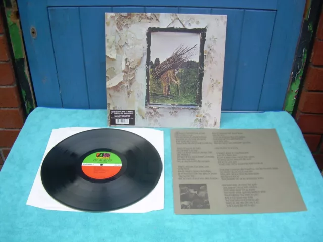 Led Zeppelin 4th Album Vinyl LP 2021 Reissue 180G G/Fold Sleeve Tested Very Good