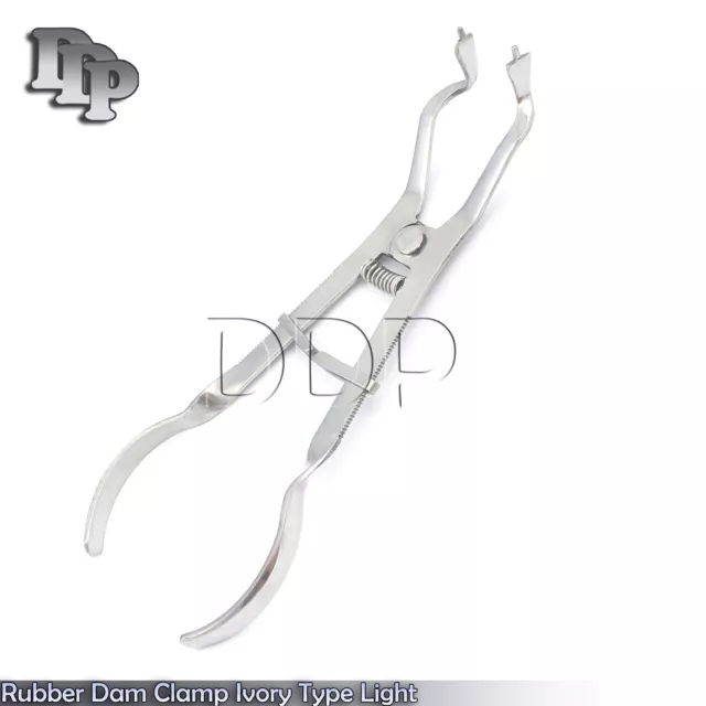 2 IV Type Rubber Dam Clamp Forceps Premium Dental Surgical Instruments