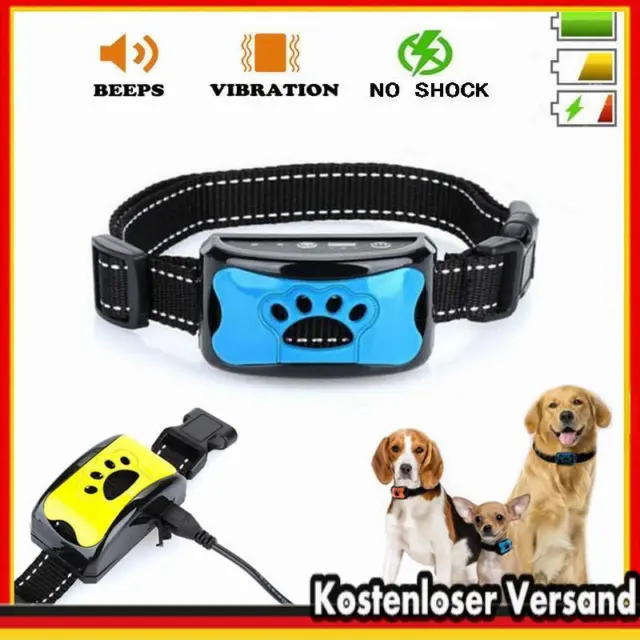 3 en 1 collar anticampana para perro collar educativo entrenador de perros sonido y vibración