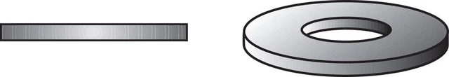 Hillman Zinc-Plated Steel 1/2 in.   USS Flat Washer 50 pk