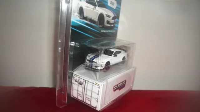Ford Mustang Gt  350 Blanche Au 1/64 Eme