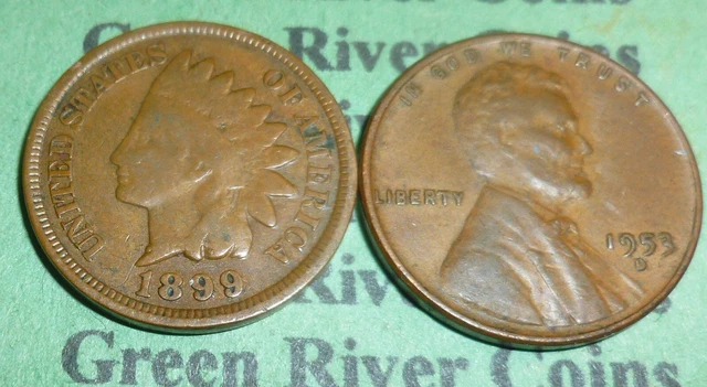 50 COIN INDIAN HEAD PENNY WHEAT CENT  Sale ESTATE Free Shipping LOT  Collection 2