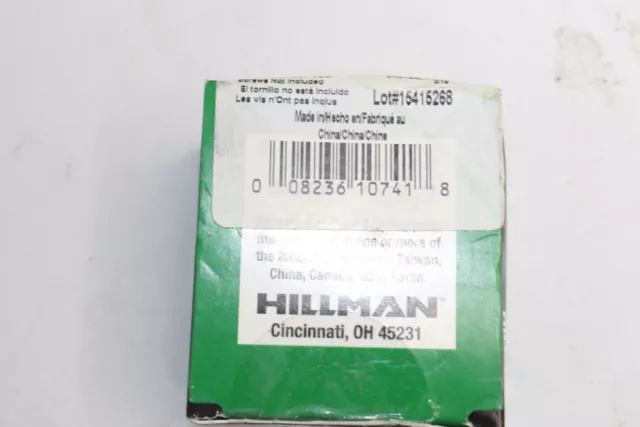 (100-Pk) Hillman Hollow Wall Anchor Yellow Ribbed Plastic 4-6-8 x 7/8" 370326