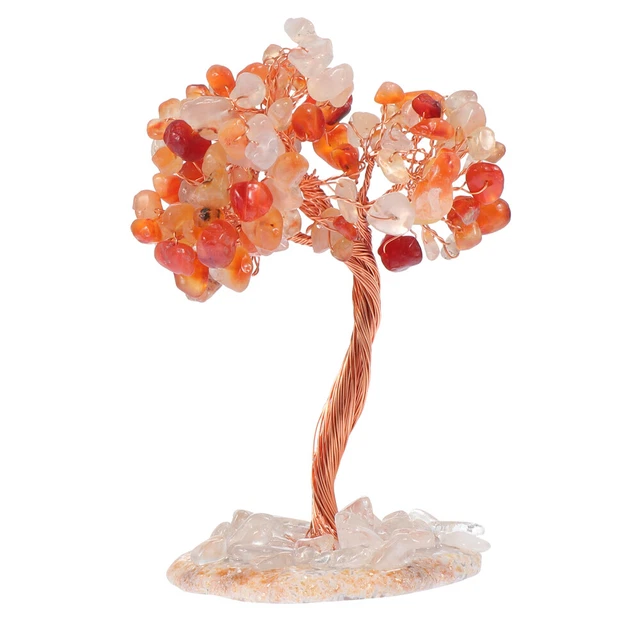 Crystal Wealth Tree Decor Money Bonsai Tree Bonsai Money Tree