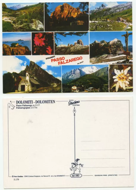 02619 - Passo Falzarego - Dolomiti - Italy - old postcard