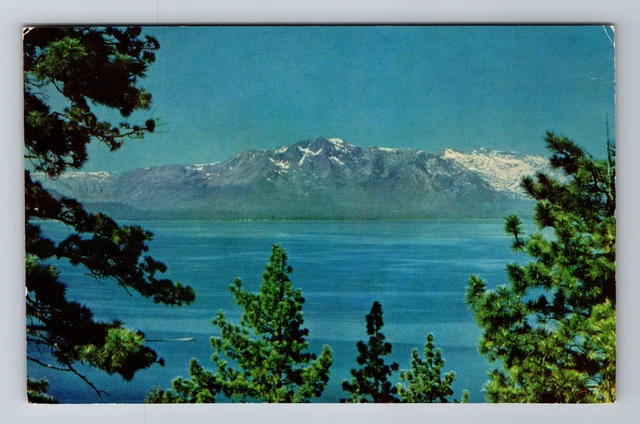 Lake Tahoe CA-California, Mount Tallac, Antique, Vintage Postcard