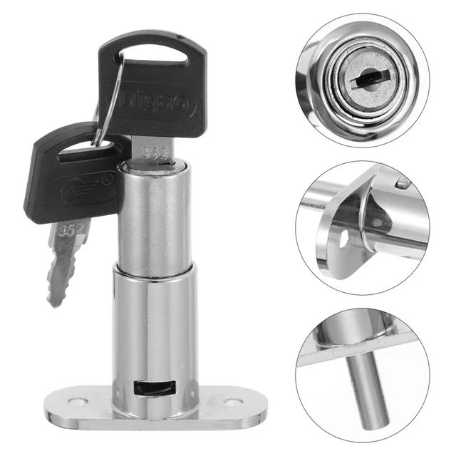 2 pz serratura cassetto serratura porta scorrevole scrivania armadio armadietto mobili