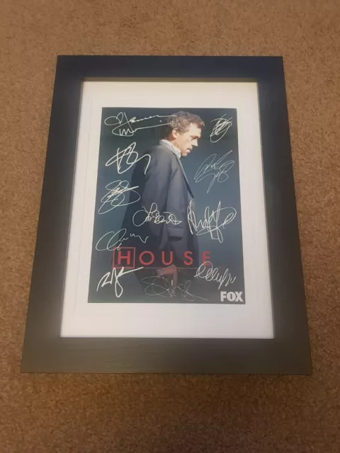 House Md Cast Signed Poster Tv Show Dvd Series Season Print Photo Autograph Gift