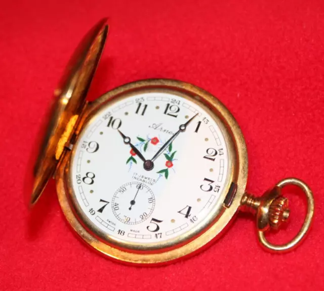 Kent 17 jewels deals incabloc pocket watch