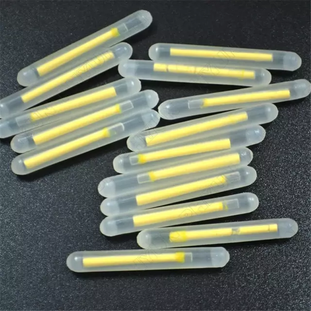 100 Pcs 1.5" Mini Glow Sticks Fishing Light Lightsticks 3
