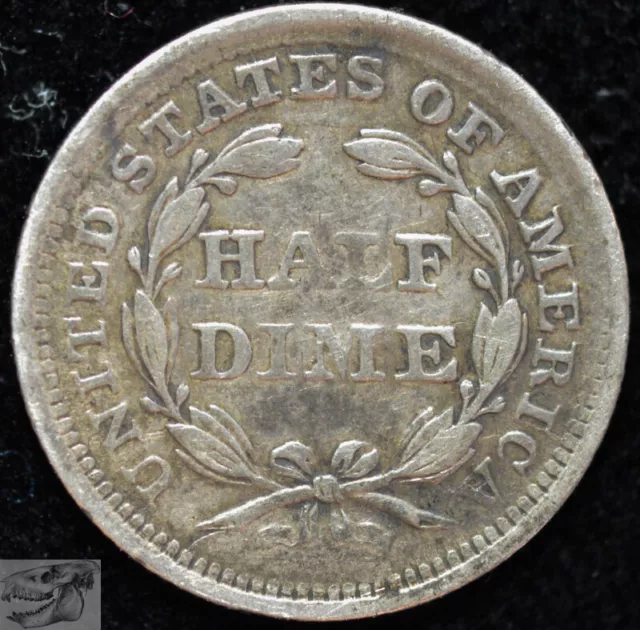 1856 Seated Liberty Half Dime, Extremely Fine+ Condition, Free Shipping, C6179 2