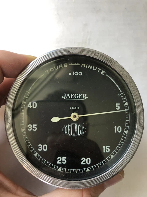 Compte-tours Jaeger 8000 Tr/min Pour Panhard 24 CT Et BT – Quasi Neuf France