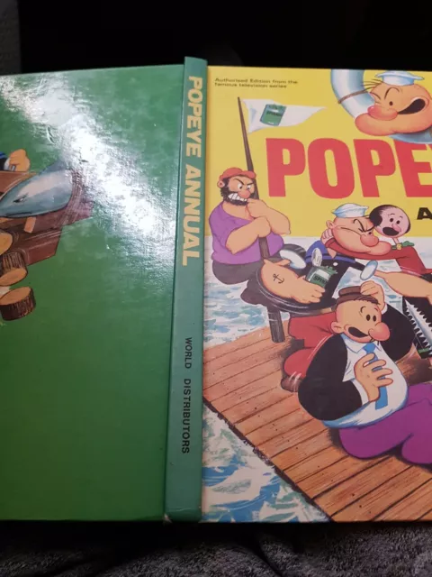 Popeye Annual 1970 X VERY GOOD CONDITION FOR AGE X VERY RARE X 3521 X 3