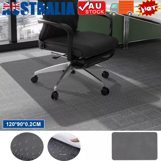 Chair Mat Carpet Floor Protectors PVC Home Office Room Computer Work Mats 120x90