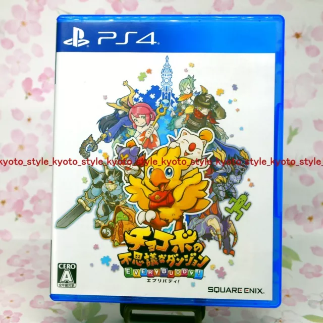 Usé PS4 PLAYSTATION 4 Chocobo Mysterious Dungeon Everybody 10269JAPAN Import