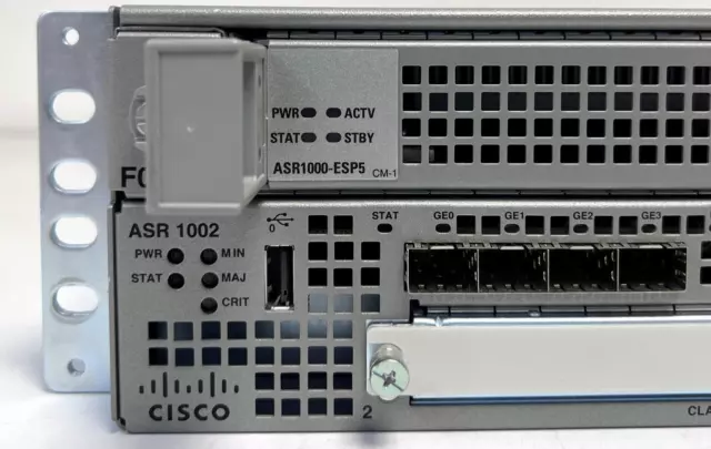 Cisco ASR1002-5G/K9 w/ESP-5G AES/K9 Network Router 3