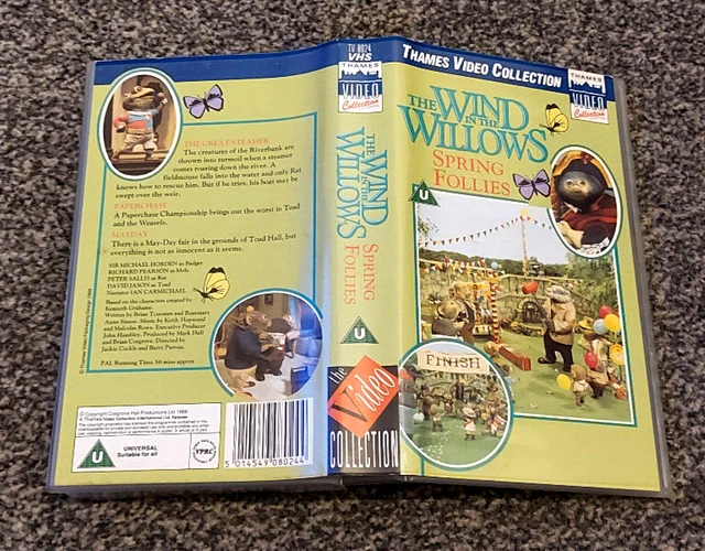 THE WIND IN The Willows Spring Follies Thames Video Pal Vhs Video Kids ...