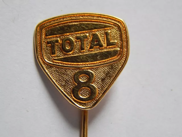 Total Anstecknadel Tankstelle Benzin 14 k 585 Gold