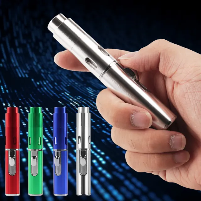 2-in-1 Windproof Click Butane Refillable Torch Lighter Click Tobacco Pipe