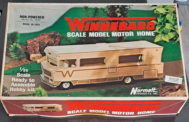 VINTAGE NORMATT 1973 Winnebago Motorhome Model Kit - Complete and ...