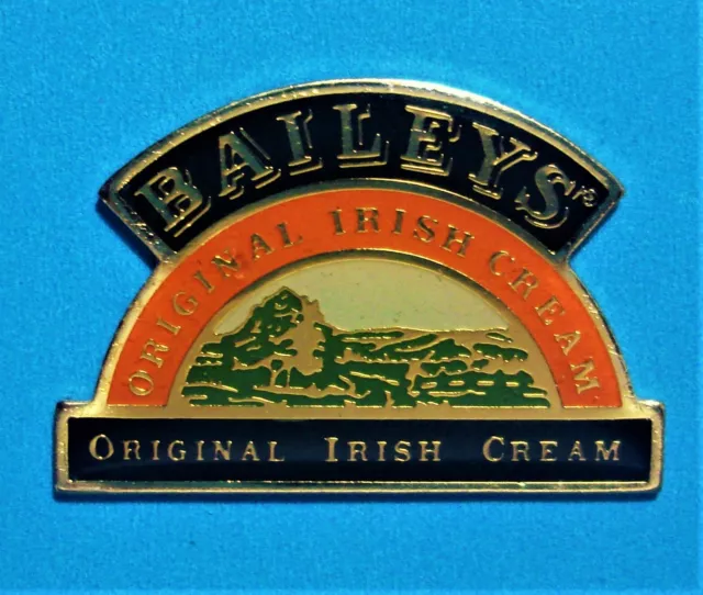Baileys Irish Cream Liquor - Liqueur - Vintage Lapel Pin - Hat Pin - Pinback