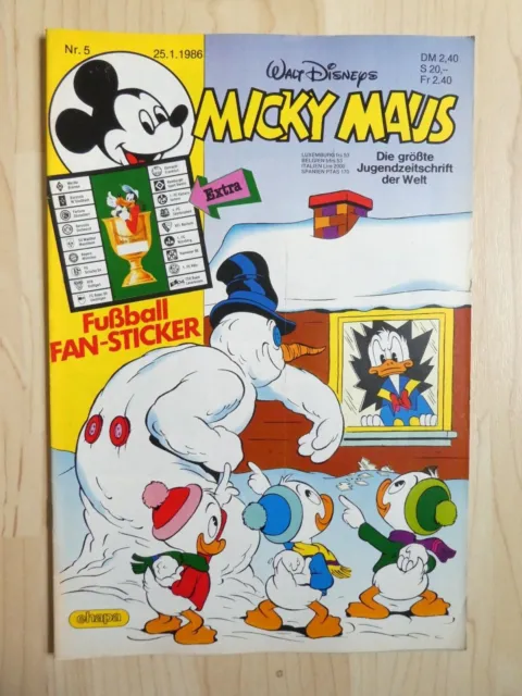 Walt Disneys Micky Maus Heft Nr. 5 vom 25.1.1986