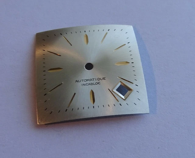 Cadran De Montre Bomber Automatic – Guichet, Incabloc – Neuf Sans étiquette