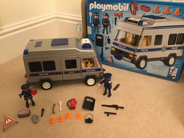 Police Riot Van Model Kit PLAYMOBIL SET 4023 City action Police riot van boxed £14.00 - PicClick UK
