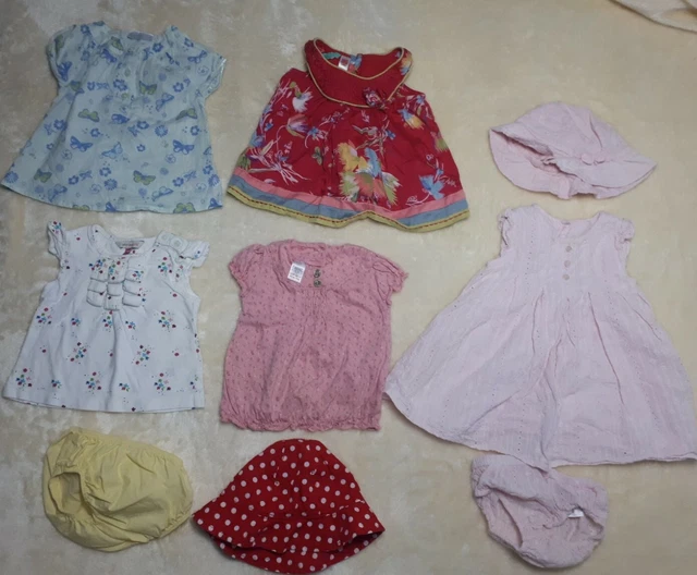 3-6 mois bébé fille robe d'été lot blouse prochaine mousson soins maternels