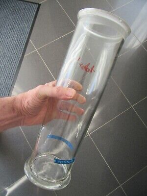 2 Medizinische Glasgefäße Kolben Zylinder Schott ua   Labor Apotheke vintage rar 8