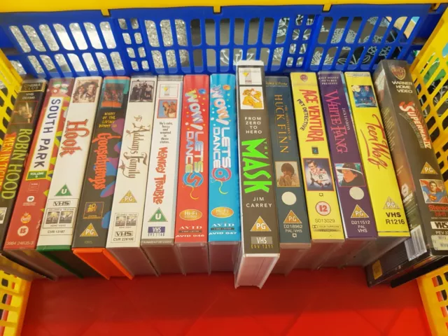 vhs videos job lot