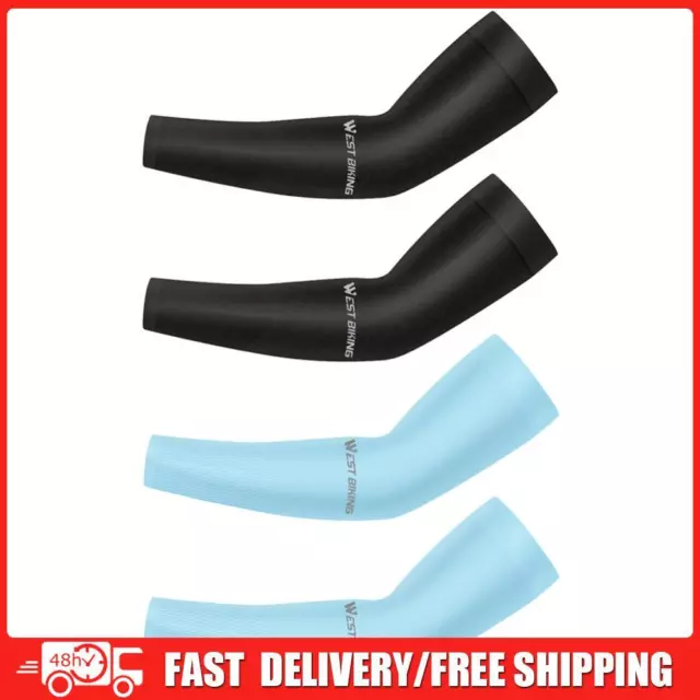 WEST BIKING UV Protection Running Sports Arm Sleeve Breathable Bicycle Arm Band