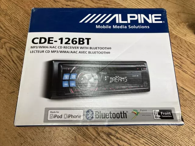 Alpine Cde-126Bt Bluetooth Car Radio Cd