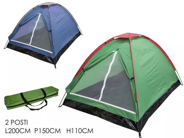 tenda da campeggio 2 6 posti persone canadese automatica igloo gazebo sacca NEW