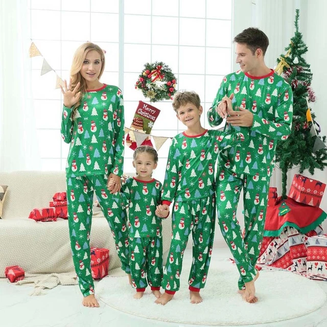 Family Matching Adult Kids Christmas Pyjamas Xmas Nightwear Pajamas PJs Gift Set