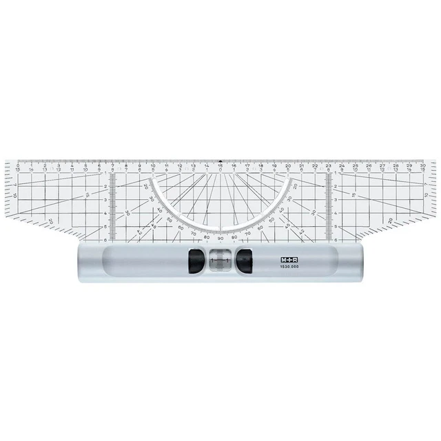 M + R Roll-Lineal 30,0 cm, glasklar