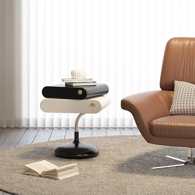Modern Side Table?End Table with Storage?Nightstand?Corner Table?Rectangular