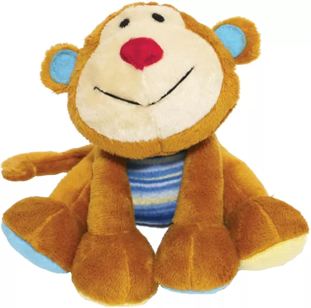 Rosewood Marvin Monkey Dog Chew Soft Plush Toy Squeaker Teething Puppy Squeaky