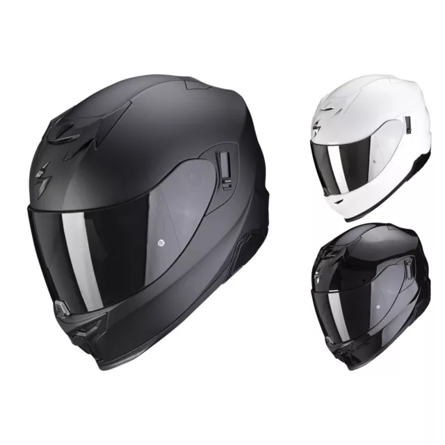 Scorpion Motorrad Helm EXO-520 EVO Air Solid Integralhelm inkl. Pinlock Scheibe