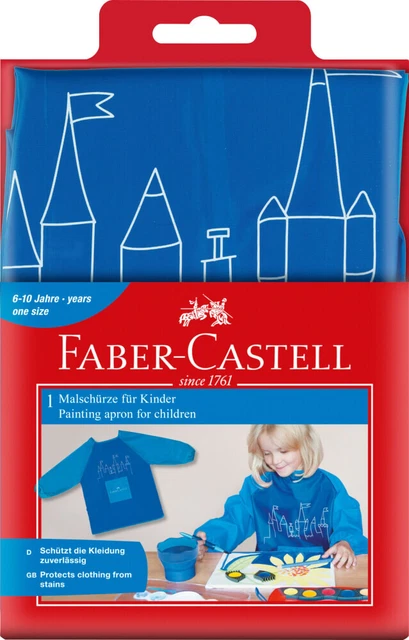 Malschürze für Kinder Farbe Blau
