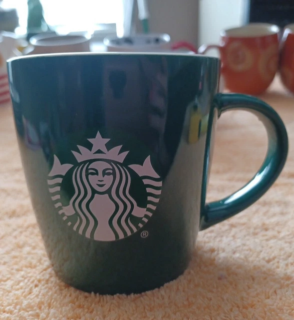Starbucks 2021 Mug Siren Logo 11oz Coffee Mug Cup Set Aqua Teal Seafoam Green
