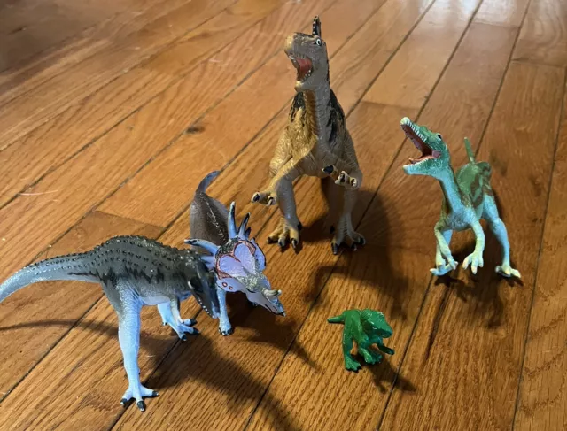 Lot of 5 Carnegie Safari LTD Museum Collection Dinosaurs