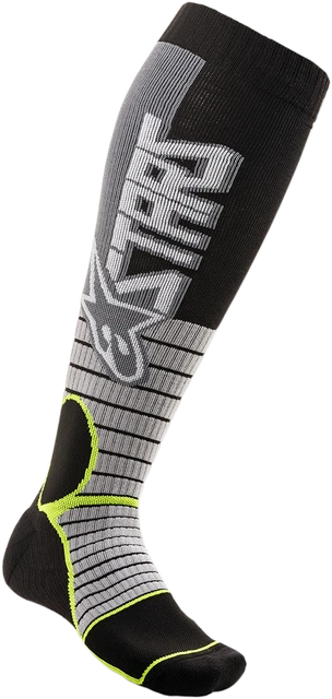Alpinestars 4701520-905-L2X Sock Mx Pro Gry/Yel L/2Xl Calza
