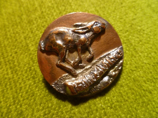 BOUTON DE VENERIE CHIEN PARIS EQUIPAGE RALLYE