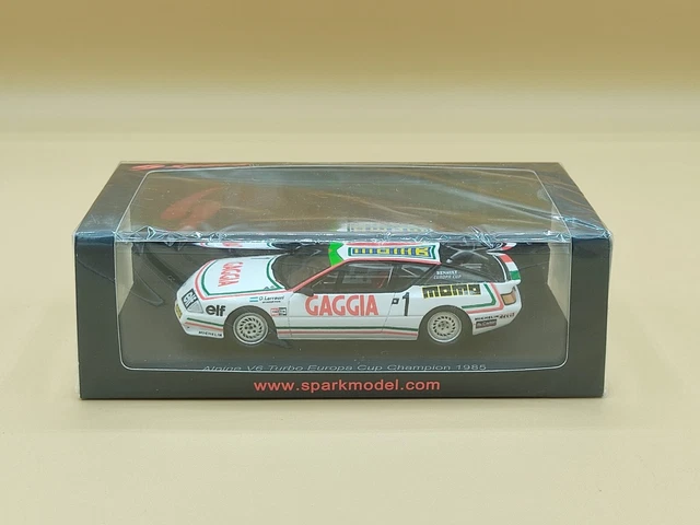 Alpine - V6 GT Turbo Europa Cup 1985 - Modèle Presse - 1/43 - Autos Miniatures