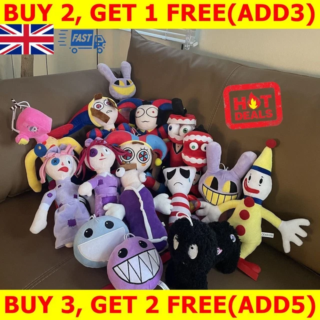 2024 NEW CUTE The Amazing Digital Circus Jax Pomni Plush Dolls Stuffed