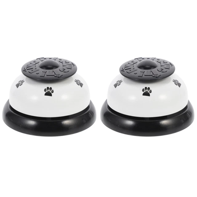 2x Attrezzature Addestramento Gatti Campana Addestramento Animali Domestici In Metallo Campana Addestramento Sacchetti Bottone